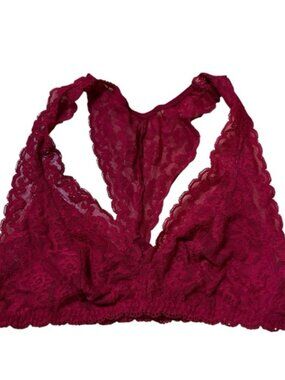Victoria's Secret Red Lace Bralette Size Medium